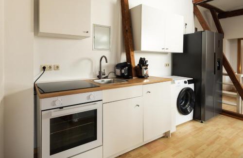 Tempelhof Apartamento | Staywell am Tempelhofer Hafen - Suite mit Terrasse