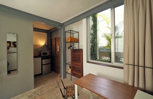 Ciudad Nueva Apartamento | Steel-Loft Studio 02 - cozy, king-size-bed, sea-view terraces, AC, work WiFi-120