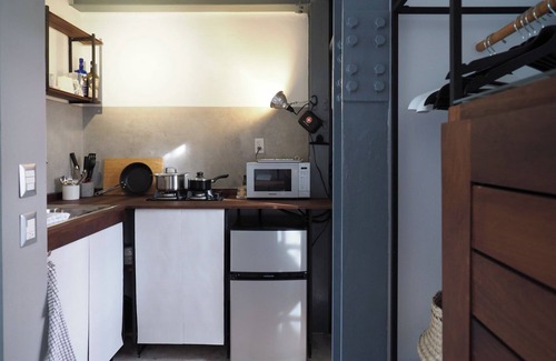 Ciudad Nueva Apartamento | Steel-Loft Studio 02 - cozy, king-size-bed, sea-view terraces, AC, work WiFi-120