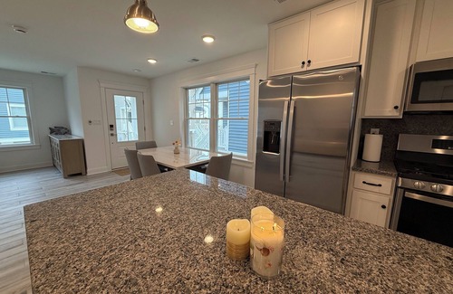 Normandy Beach Casa | Steps from a private beach, 3-bedroom townhome in fabulous Mantoloking!