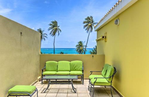 Mediania Baja Apartamento | Steps to Beach Loiza Getaway with Rooftop Patio!