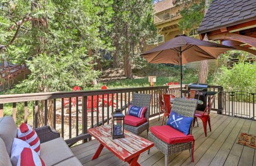 Cedar Glen Casa | Steps to Lake Cabin with Deck in Lake Arrowhead