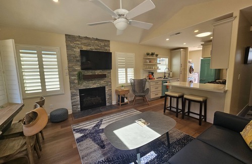 Capitola Casa | Steps to the beach yet located on the serene banks of the Soquel Creek