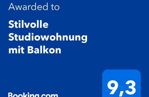 Wiedenbruck Apartamento | Stilvolle Studiowohnung mit Sonnenterasse