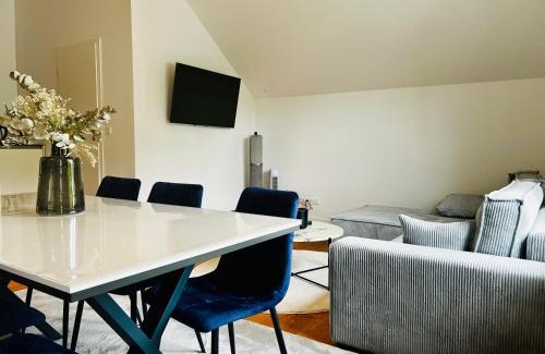 Wiedenbruck Apartamento | Stilvolle Studiowohnung mit Sonnenterasse