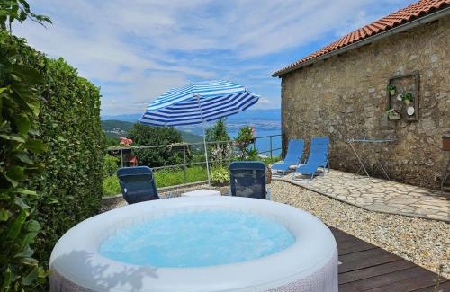 Opatija Casa | Stone House in Dobrec with Sea Views