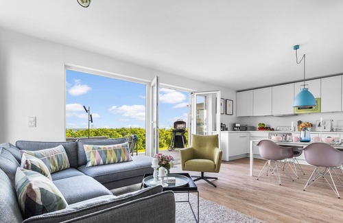 Olpenitz Apartamento | Strandgut - 2 Terrassen, Grill, 1. Reihe am Wasser, Saune, Dusche, E-ladesäule