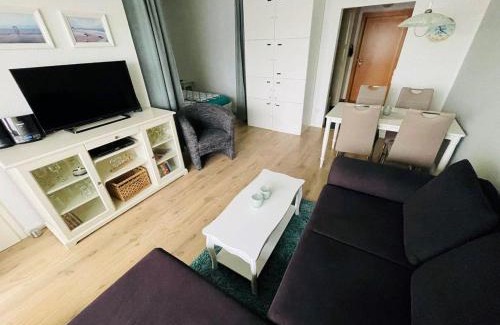Heiligenhafen Apartamento | Strandhuus-ehem-Strandhotel-Wohnung-102-Suedblick-Typ-IV