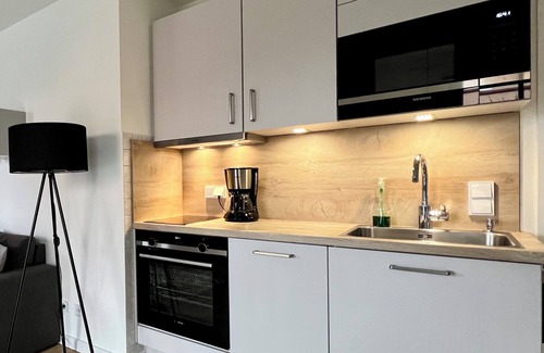 Graal Mueritz Apartamento | Strandstrasse 28, 400m to the beach, quiet and sunny, 2 rooms 43sqm, ideal for couples