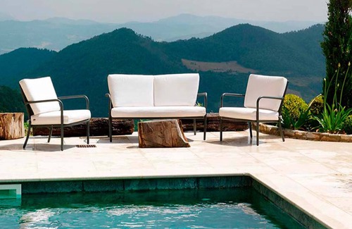 Monte Santa Maria Tiberina Casa | Stunning Luxury House (Lower 2 Floors) with Amazing Views & Pool in green Marble