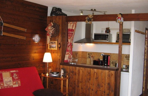 Orcieres-Merlette Apartamento | Stud 4 pers 27 m2 cómodo, bien ubicado, soleado. Semanas y fines de semana