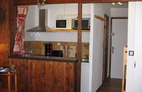 Orcieres-Merlette Apartamento | Stud 4 pers 27 m2 cómodo, bien ubicado, soleado. Semanas y fines de semana