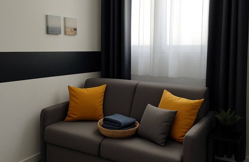Merville-Franceville-Plage Apartamento | Studio SABLE & MER