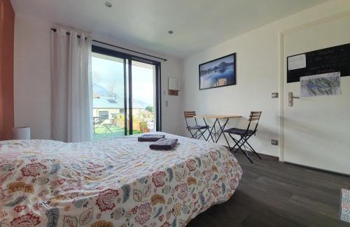 Chaparon Apartamento | Studio à la campagne au bout du lac d'Annecy