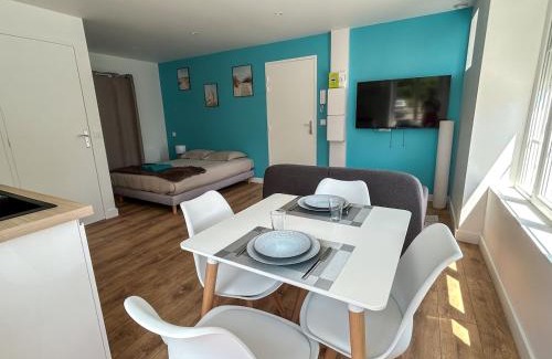 Saint-Meloir-des-Ondes Apartamento | Studio Ô Bleu - entre St Malo et Cancale