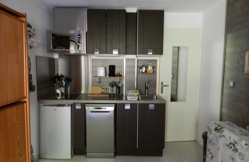 Le Pleynet Apartamento | Estudio de 18m² a 50m de las pistas con balcón, 3 pers., mascotas permitidas