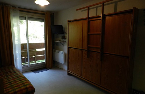 Le Pleynet Apartamento | Estudio de 18m² a 50m de las pistas con balcón, 3 pers., mascotas permitidas
