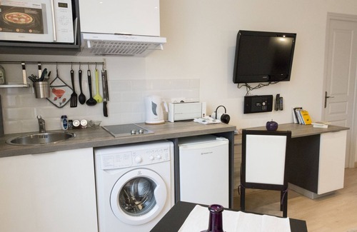 Vittel Apartamento | Studio 21-Estudio-Apartamento-Baño con bañera-Vista al Jardín