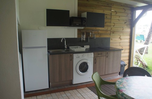 Pointe du Bout Apartamento | Estudio para 3 personas, planta baja, en residencia hotelera con acceso directo al mar