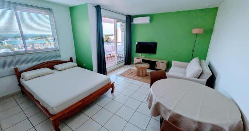 Sainte-Clotilde Centre Apartamento | Studio 39m2 vue mer & parking privé