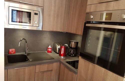 Chatel Apartamento | Studio 4 pers. à Châtel : balcon, parking, proche télécabine Linga - cuisine équipée et WIFI - FR-1-676-100