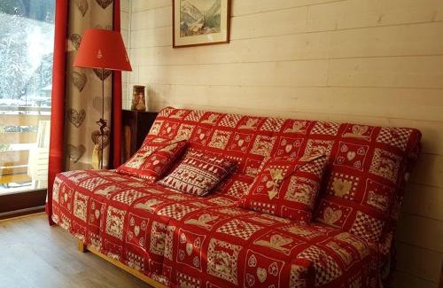 Chatel Apartamento | Studio 4 pers. à Châtel : balcon, parking, proche télécabine Linga - cuisine équipée et WIFI - FR-1-676-100