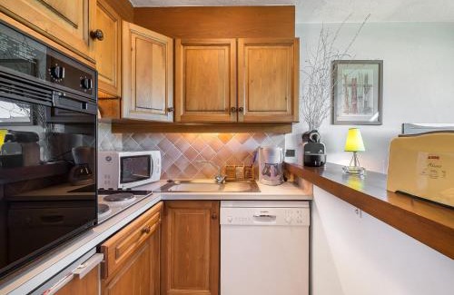 Le Planellet Apartamento | Studio 4 pers - Balcon - Proximité pistes et golf - TV - Garage - Animaux OK - Tennis en été - FR-1-453-82