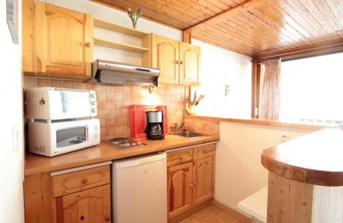 Les Carroz-d'Araches Apartamento | Studio 4 pers, centre village, 450m télécabine, balcon, casier à skis, animaux acceptés - FR-1-572-211