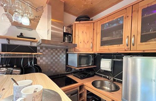 Meribel Centre Apartamento | Studio 4 pers, proximité commerces et pistes, parking, terrasse Ouest, piscine l'été - Méribel - FR-1-180-608