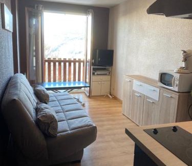 Ax-les-Thermes Apartamento | Studio 4 pers vue magnifique 100m des pistes