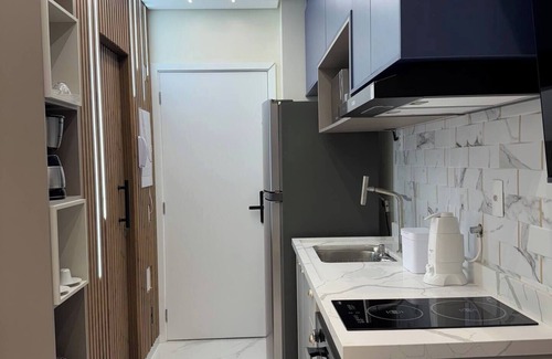 Butanta Apartamento | Studio 400 meters from Butantã subway with swimming pool and gym on the Rooftop, with garage.