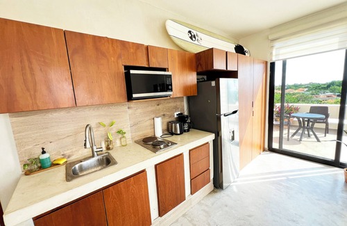 Puerto Aventuras Apartamento | Studio 55 Private HotTube