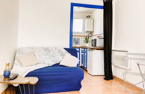 Mediterranee Apartamento | Studio "Aline à la Plage" Relaxation by the sea