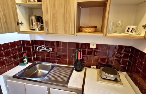 Melikia Apartamento | Apartamento estudio 'Alexandra Studio 8' con balcón privado y Wi-Fi