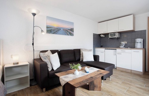 Born auf dem Darss Apartamento | Apartamento estudio 'De Lütt Stuf - Urlaub Mit Hund' con terraza privada y Wi-Fi