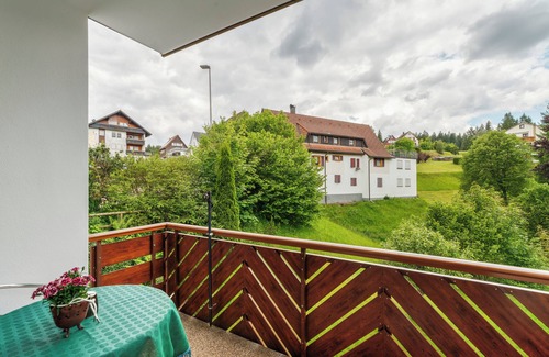 Kniebis Apartamento | Apartamento estudio 'Ferienwohnung B, 30 Qm' con terraza compartida, jardín compartido y Wi-Fi