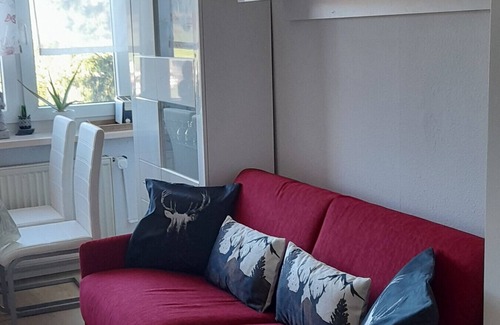 Baiersbronn Apartamento | Apartamento estudio 'Ferienappartement In Black Forest' con vistas a la montaña, terraza y Wi-Fi
