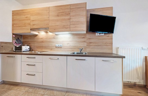 Racines Apartamento | Apartamento estudio "Heiserhof - Holunder" con vistas a la montaña, balcón y Wi-Fi