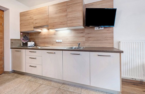 Racines Apartamento | Apartamento estudio "Heiserhof - Holunder" con vistas a la montaña, balcón y Wi-Fi