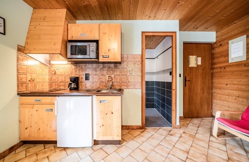 Chatel Apartamento | Apartamento estudio 'La Flèchette - 2 Pers' con vistas a la montaña, balcón y Wi-Fi