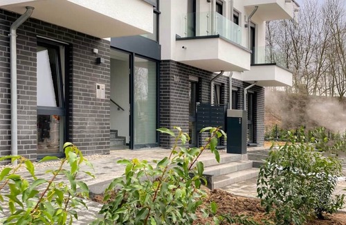 Dormagen Apartamento | Studio apartment no. 12 on the 2nd floor left (street side, roof terrace)