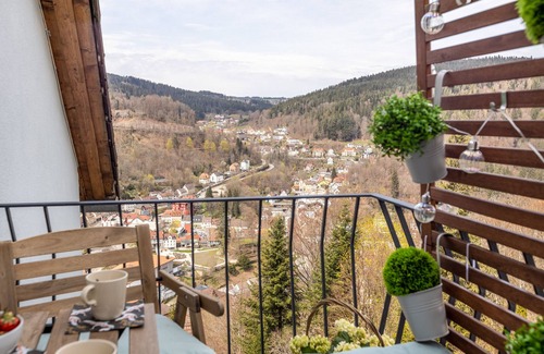 Triberg im Schwarzwald Apartamento | Apartamento-estudio "Sonnenhof" con balcón y Wi-Fi