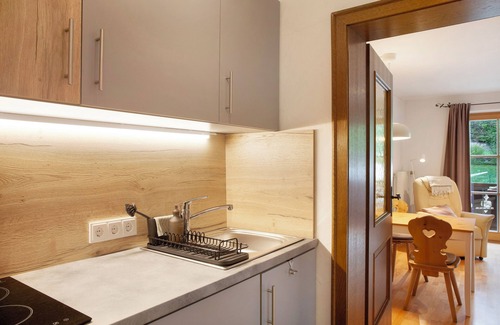 Obergrainau Apartamento | Apartamento estudio 'Zugspitznest' con vistas a la montaña, balcón y Wi-Fi