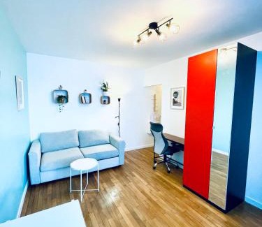 Saint-Ouen Apartamento | Studio - Au calme quartier Pleyel RER Ligne 14