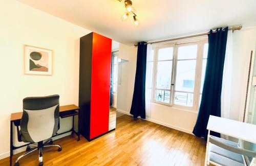 Saint-Ouen Apartamento | Studio - Au calme quartier Pleyel RER Ligne 14
