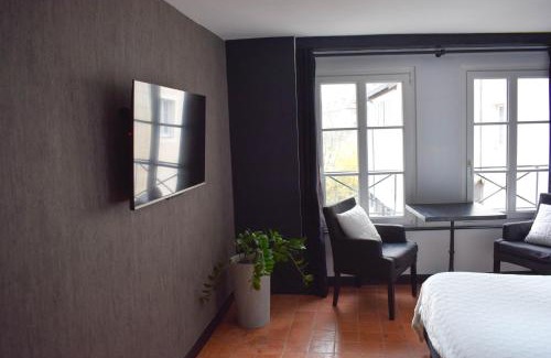 Dole Apartamento | Studio au Moulin " Design Noir " Vue Unique