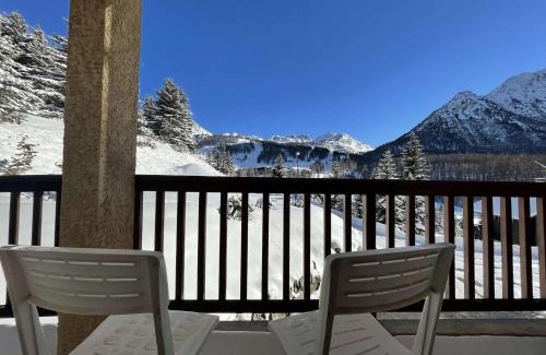 Montgenevre Apartamento | Studio avec balcon à Montgenèvre, animaux acceptés - FR-1-330D-35