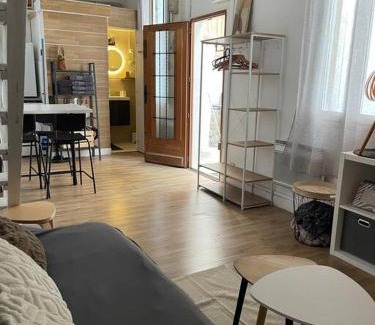 4th Arrondissement Apartamento | Studio avec extérieur