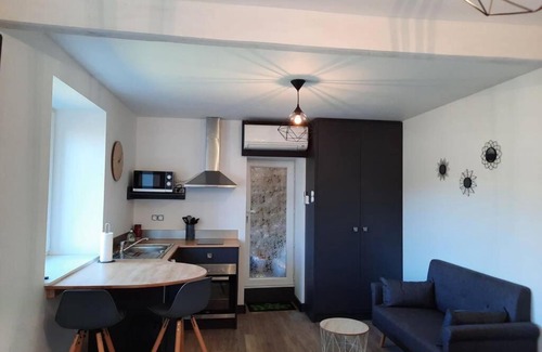 Uzerche Apartamento | Studio avec vue sur la vezere