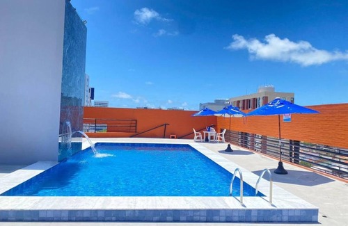 Jatiuca Apartamento | Studio Beira Mar Piscina Cobertura Localização perfeita Jatiúca